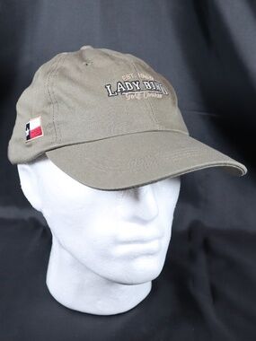 Ahead Lady Bird Golf Course Strapback Embroidered Logo Baseball Cap Hat Khaki